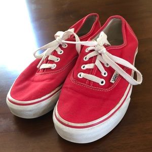 Red Vans
